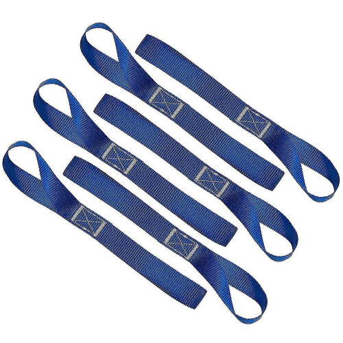 2025 New Soft Loop Tie Down Straps - 1,500 Load Capacity- 6 Pack - Loops For Dirt Bikes,blue