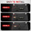 For Car 12V Remote Battery Disconnect Switch 250A Anti-Theft Remote Control Switch with Two Wireless Remote Control 4