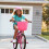 (Pink) Panier Vélo Enfant Imperméable Style Simple 1