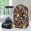 Protective Case Mushroom and Butterfly Pattern 1pc Top Handle Reusable for Household 5