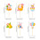 Easter Bunny Cupcake Topper Set 12 Pieces 2