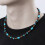 Ανδρικό κολιέ με χάντρες για άνδρες, κολιέ choker με πολύχρωμες χάντρες, μοντέρνο, 3