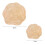 Floral Round Coasters Set 4pcs for Home Wedding Tabletop 5