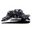 Claw Clips for Fine Hair Dark Blue Acrylic Flat 7
