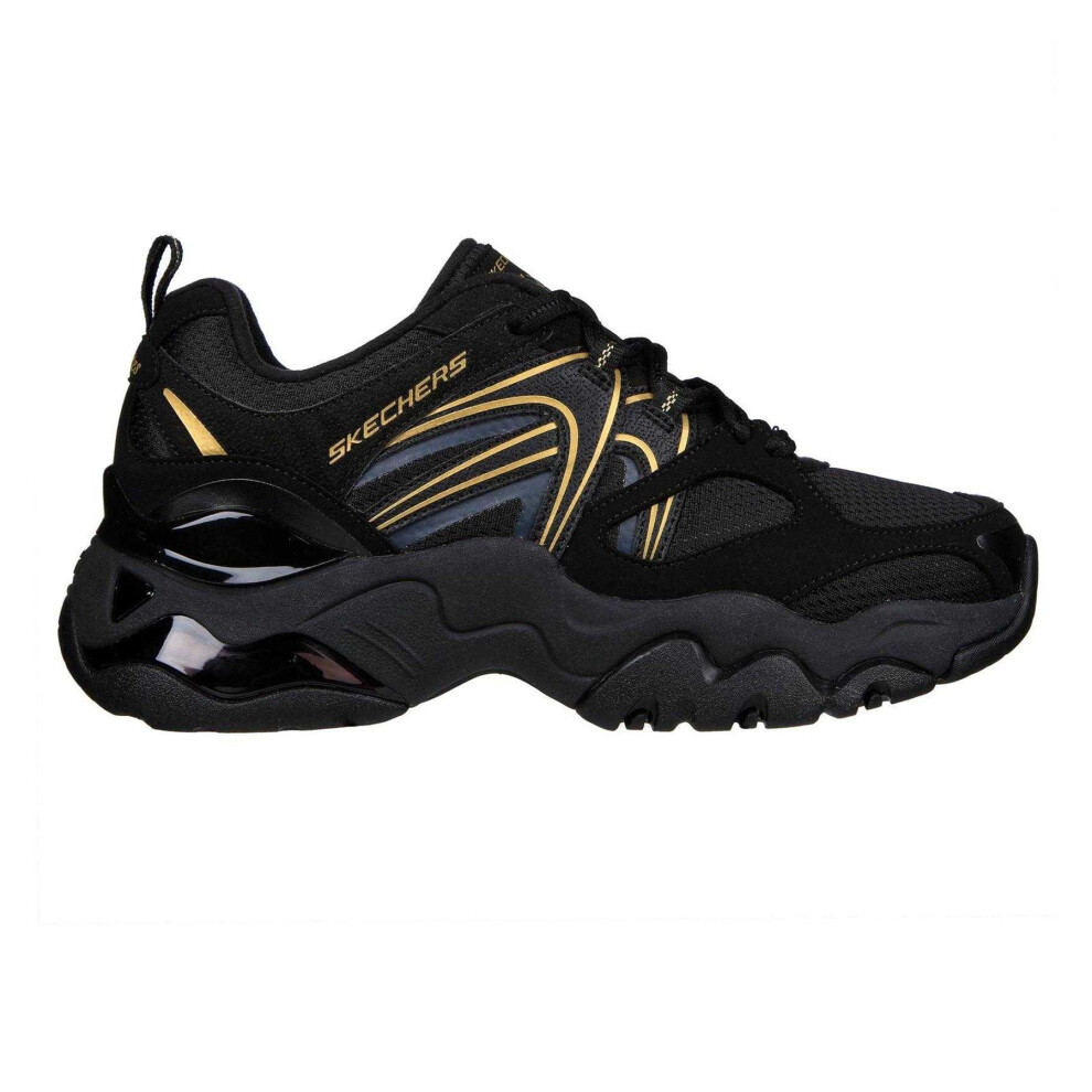 Skechers (2.5 Uk, Black) Womens/Ladies Dlites 3.0 Air Trainers