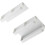 Magnetic Wall-Mounted Umbrella Stand White Adjustable Height 5