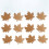 100 Pcs Maple Leaf Tags Kraft Maple Leaf Labels Tree Ornaments 6X4cm 3
