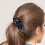 Claw Clips for Fine Hair Dark Blue Acrylic Flat 8