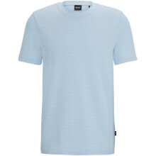 (M, Light Blue) Hugo Boss Mens Boss Cotton Regular T-Shirt