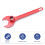 Topbathy 1Pack Fire Hydrant Wrench Tool Red with Screw Removal for Emergency Services 6