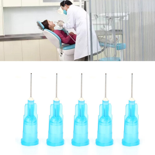 Dental Irrigation Needle Tips Pre-Bent Disposable 100 Pcs 2