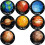 Wall Decor Planet Series Stickers 500 Pieces 8 Patterns 2