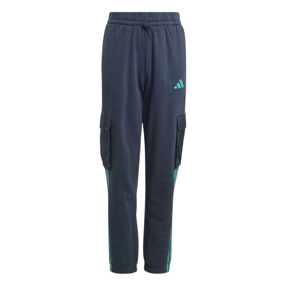 Adidas (13 Years, Ink Blue) Childrens/Kids Utility Fleece Joggers