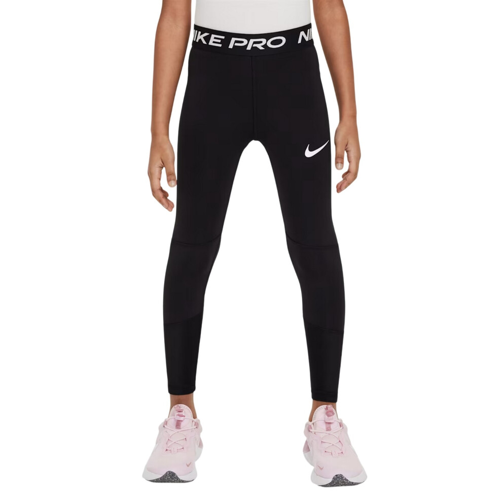 Nike (6-7 Years, Black) Childrens/Kids Pro Leggings