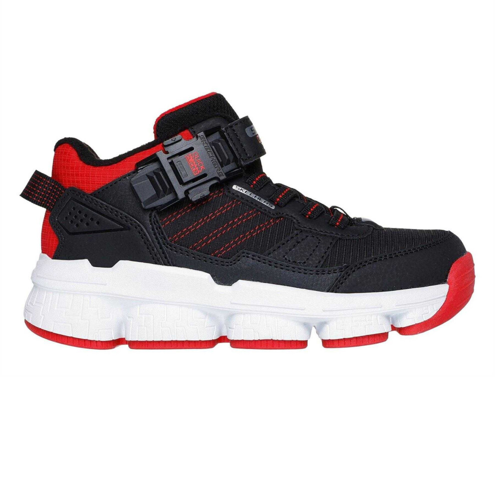 Skechers (3 Uk, Black/Red) Childrens/Kids Lunnix Trainers