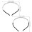 Clip Headband for Women 2 Pcs 2