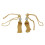 Curtain Tiebacks Beaded Ball Decor Pair 66cm 4