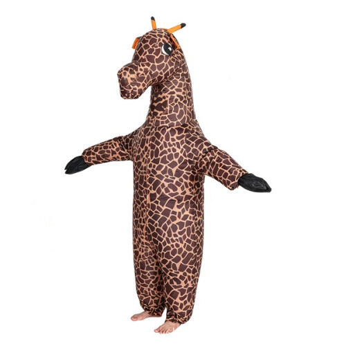 Oppusteligt girafkostume, til voksne 1