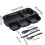 5-Compartment Divided Plastic Tray for Meal Prep 3