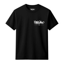 (S, Black) Signature Mens Signature Crew Neck T-Shirt