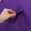 Purple Kitchen Apron with Pocket Short Waist Design 5