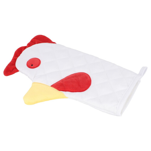 Oven Mitts Linen Lightweight Washable 31x12cm 2