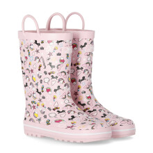 (11, Unicorn Pink) Trespass Starryton Kids Unicorn Printed Wellies