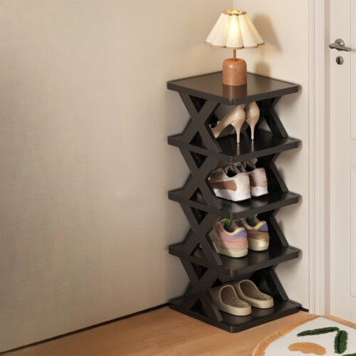 5-Tier Stackable Shoe Rack, Adjustable & Compact – Compatible with Small Spaces, Entryway, Closet & Bedroom 2