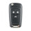 3-Button Remote Flip Car Key Fob Case Shell for Opel for Astra 3