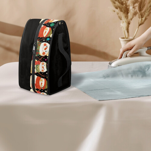 Portable Steam Iron Carrying Case Snowman Pattern 2