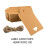 Farmhouse Kraft Paper Gift Tags with String 100 pcs Yellow 5
