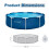 10ft Round Metal Frame Pool 4