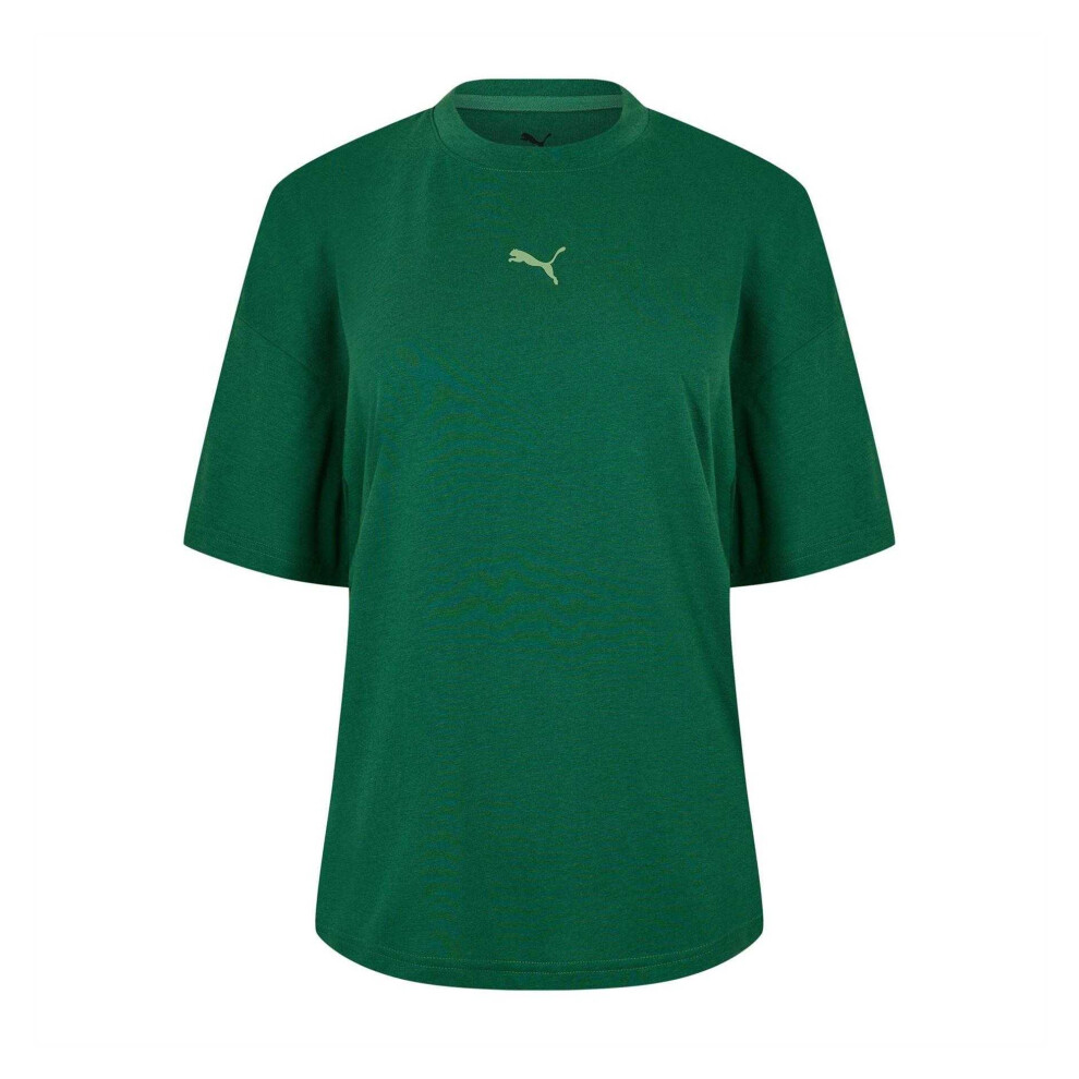 Puma (10 Uk, Vine Green) Womens/Ladies Train Oversized T-Shirt