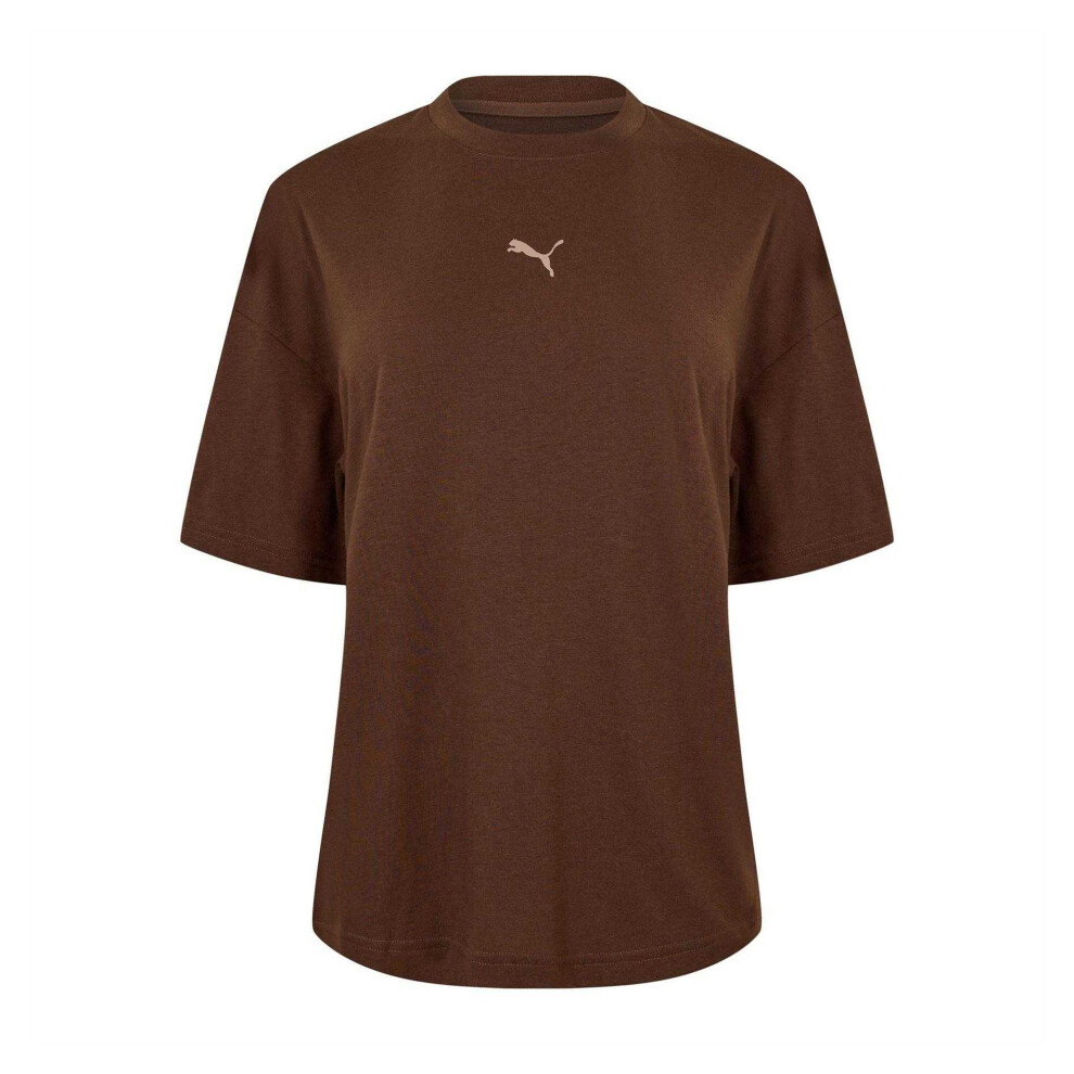 Puma (12 Uk, Espresso Brown) Womens/Ladies Train Oversized T-Shirt