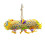 Parrot Perch Feeder Climbing Toy Colorful 4