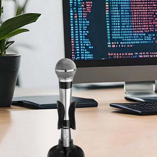 Desktop Microphone Stand Adjustable Boom 2 pcs 2