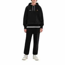 (L, Black) Ellesse Mens Traccota Logo Tracksuit Set