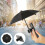 Black Universal Phone Stand with Umbrella Suction Cup for 2