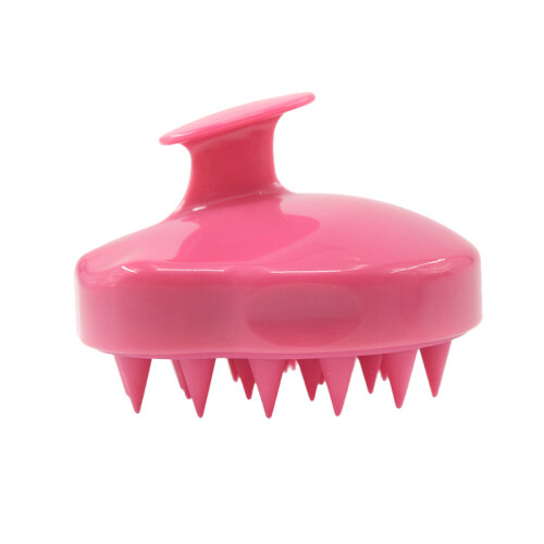 (Rose Red, 1PC) Brosse de Massage Crânien en Silicone