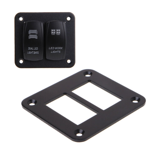 Aluminum Rocker Switch Panel Housing for Car Boat Auto 1