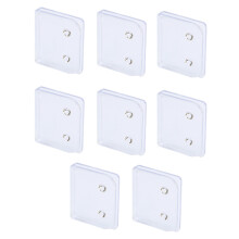 (Transparent colors 8 pieces/pack) 8er Set Duschvorhang-Klemmen, selbstklebend