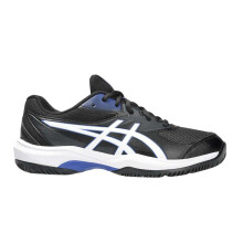 (4 UK, Black/White) Asics Childrens/Kids Game FF Low Tennis Shoes