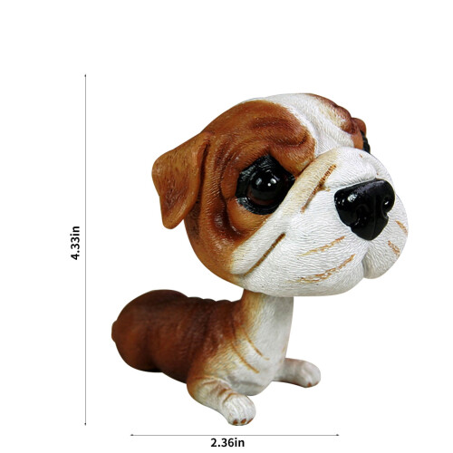 Puppy Bobblehead Car Dashboard Ornament 1pc 2