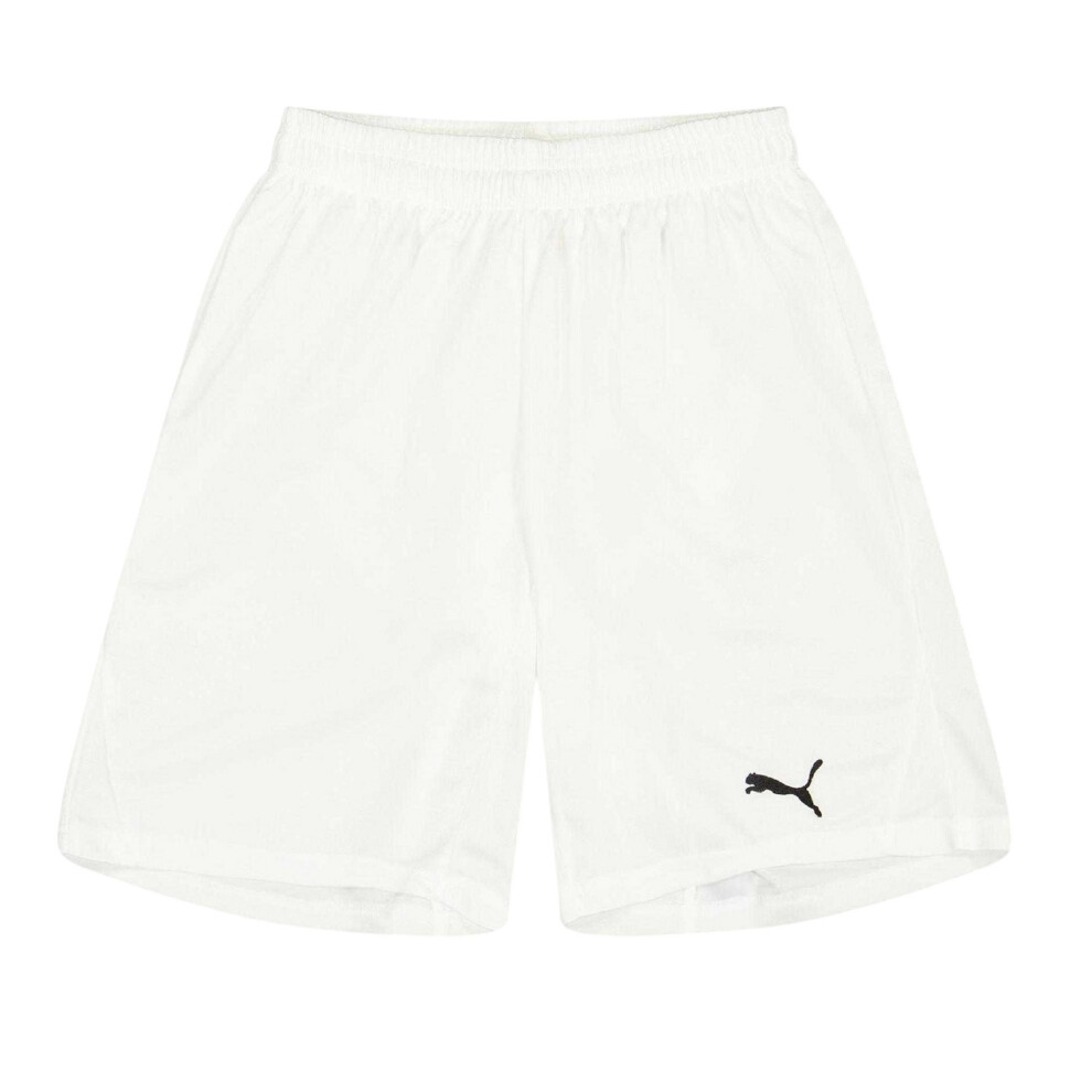 Puma (14 Years, White) Childrens/Kids Team Logo Football Shorts
