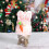 Easter Bunny Doll Decor White Beard Holding Carrot 1 Piece 6