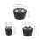 Pool Plug Replacement Pool Plugs Black Rubber 3pcs 3