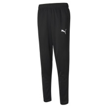 (L, Black) Puma Mens Logo Tapered Tracksuit Bottoms