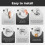 Suction Cup Hooks Vacuum Waterproof Strong Load-Bearing 5