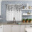 Eucalyptus Black Kitchen Curtains Rod Pocket 2 Panels 42x63 4