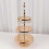 Crystal Beaded Gold Cake Stand 3-Tier 26 Inch 6